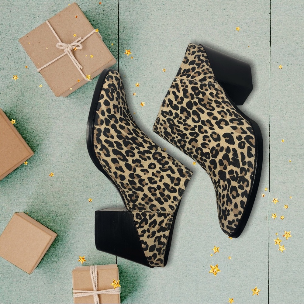 Dolce Vita Rianna Mule Leopard Suede